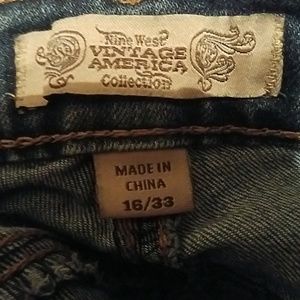 Nine West vintage America collection jeans